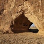 Hole through to camp