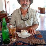 Kelly with vanilla ice cream