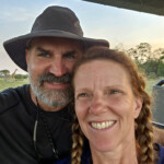 Kelly, Riki and giraffe