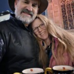 Kelly and Riki in the market