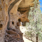 Ruins from wide bench