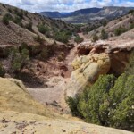 Scrambling up dryfall