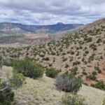 Rio Chama canyon and Pedernal