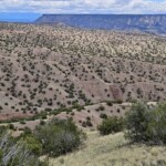 Slot canyon entrance below