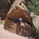 Riki climbing