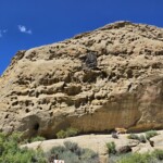 Eagle nest at White Mountain Petroglyph site