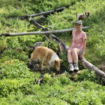 Riki and Elfie at spring